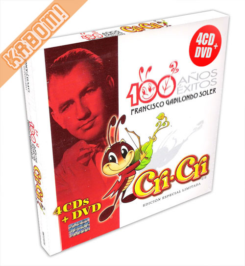 Cri Cri - 100 Anos De Exitos Deluxe Edition 4CD+1DVD