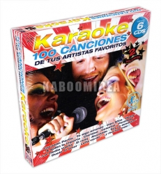 Karaoke 100 Canciones De Tus Artistas Favoritos Vol.1 - 6CD