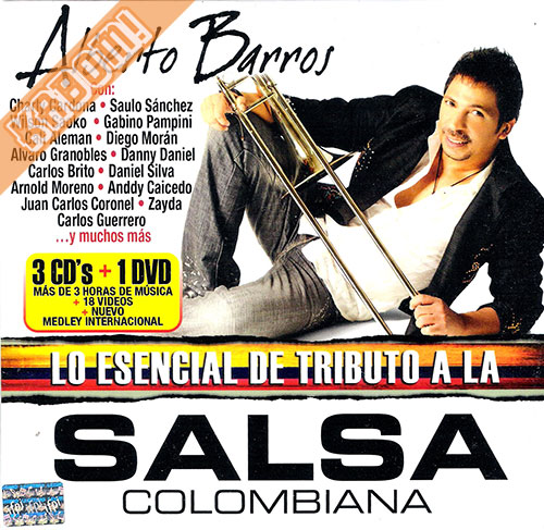 Alberto Barros - Lo Esencial De Tributo A La Salsa 3 CD +1 DVD EXITOS LO MEJOR LA HISTORIA 