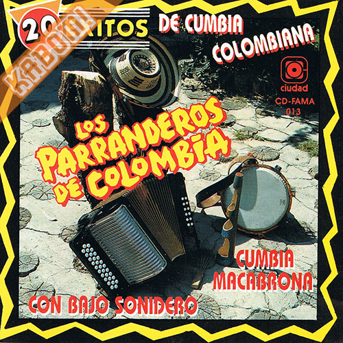 Los Parranderos De Colombia -20 Exitos De Cumbia Colombiana CD