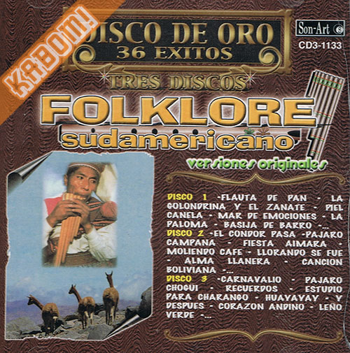 Varios - Folklore Sudamericano Disco De Oro 36 Exitos 3CD