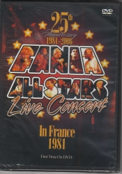 25 th FANIA ALL STARS ANNIVERSARY LIVE CONCERT In France 1981 DVD