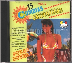 15 Cumbias Calientitas Vol.2 CD