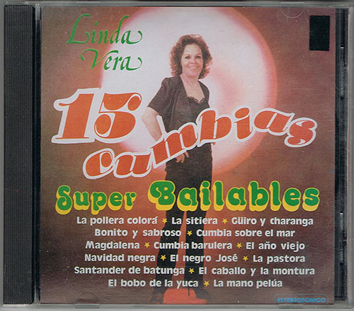 Linda Vera - 15 Cumbias Super Bailables CD 1989