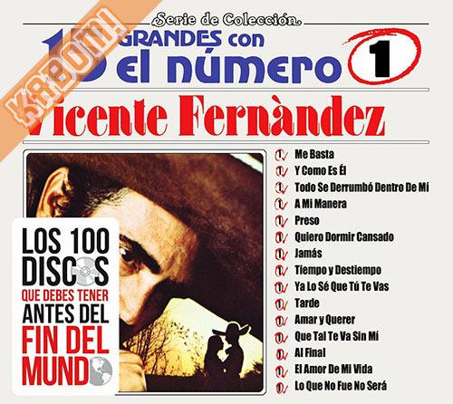 Vicente Fernandez - 15 Grandes Con El Numero 1 CD