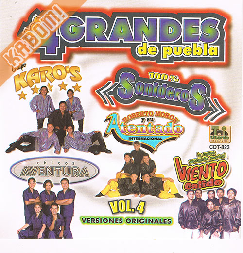 Varios - Los 4 Grandes De Puebla Vol.4 CD