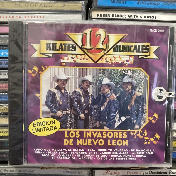 Los Invasores De Nuevo Leon - 12 Kilates Musicales CD 1997