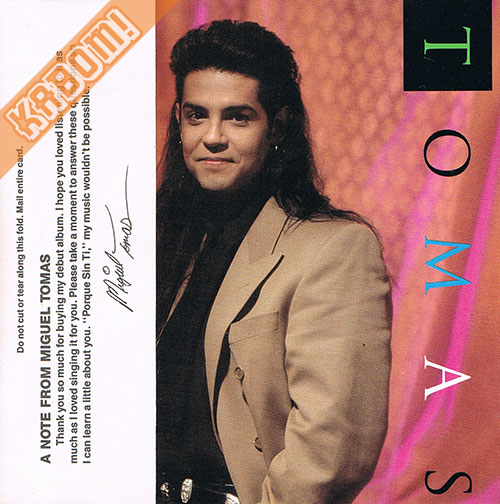 Miguel Tomas - Miguel Tomas CD / Not Sealed