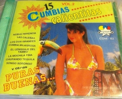 15 Cumbias Pegaditas CD 