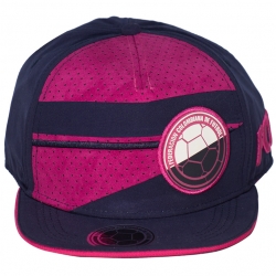 Seleccion Colombia Futbol Cap Snapback Fuschia / Gorra Plana Fucsia FCF