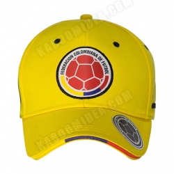 Seleccion Colombia Futbol Cap Official Licensed Classic Yellow / Gorra Clasica AmarillaFCF