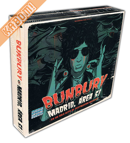 Enrique Bunbury - Madrid Area 51 BOX SET 2CD+2DVD