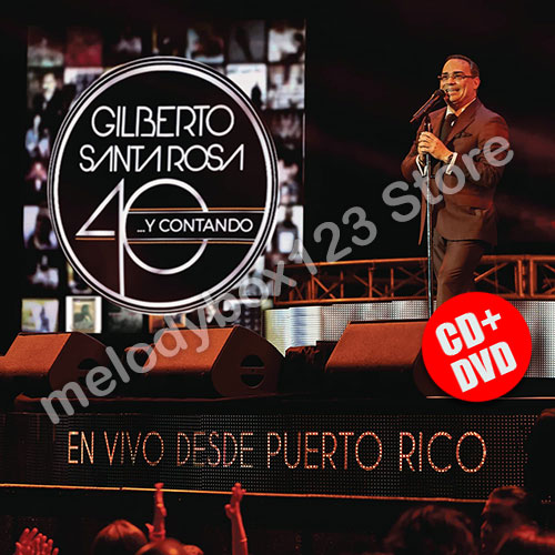 Gilberto Santa Rosa - 40 y Contando En Vivo Desde Puerto Rico CD+DVD