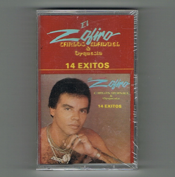 El Zafiro Carlos Manuel & Orquesta - 14 Exitos  CASSETTE AUDIO TAPE 1987