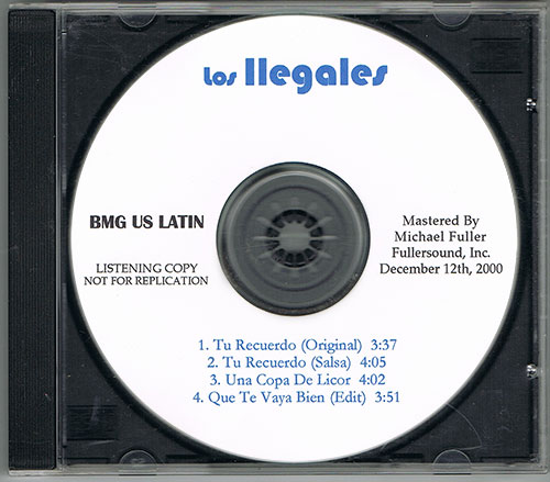 Los Ilegales - Promo EP CD-R Demo