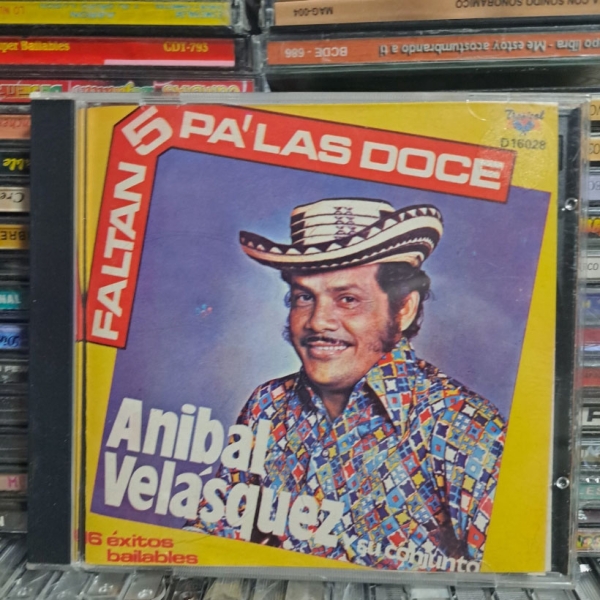 Anibal Velasqez y Su Conjunto Faltan 5 Pa Las Doce CD 1990 Pre-Own