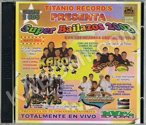 Varios - Super Bailazos En Vivo 2003 2CD