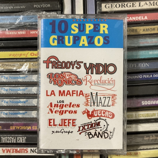 Varios - 10 Super Grupazos CASSETTE AUDIO TAPE 1992