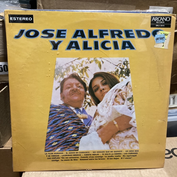 Jose Alfredo Jimenez Y Alicia Juarez Vinyl LP Record Vinilo
