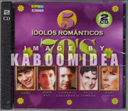 5 Idolos Romanticos 70  - Varios 2 CD